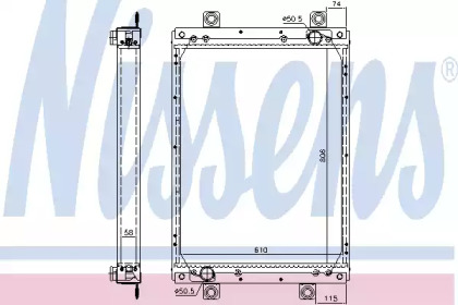 Теплообменник NISSENS 61439A