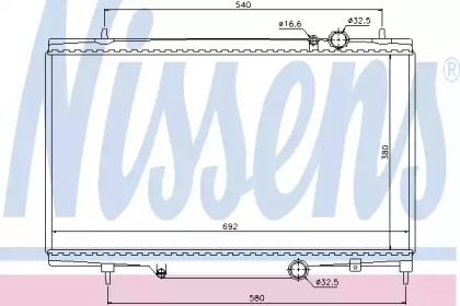 Теплообменник NISSENS 61297