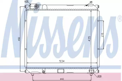 Теплообменник NISSENS 64169