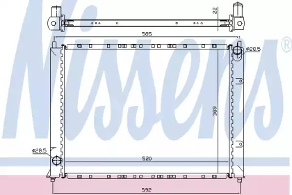 Теплообменник NISSENS 64307A