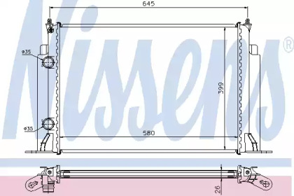 Теплообменник NISSENS 61885A