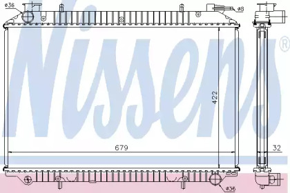 Теплообменник NISSENS 62908A