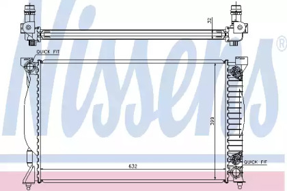 Теплообменник NISSENS 60300A