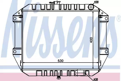 Теплообменник NISSENS 61761