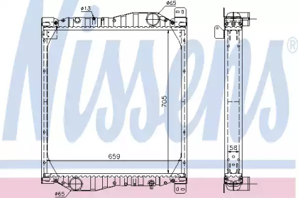 Теплообменник NISSENS 69606A