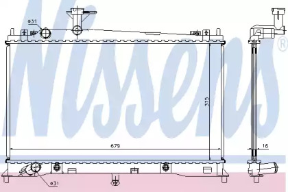 Теплообменник NISSENS 62463A