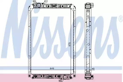 Теплообменник NISSENS 62571A