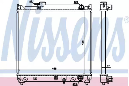 Теплообменник NISSENS 64155