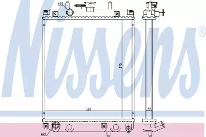 Теплообменник NISSENS 61740