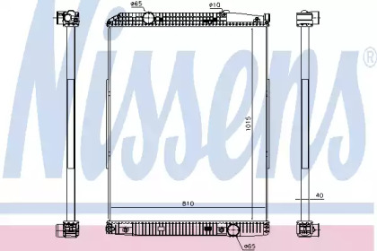 Теплообменник NISSENS 627910