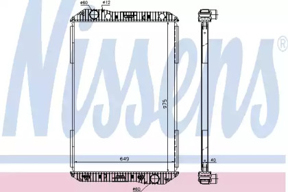 Теплообменник NISSENS 625710