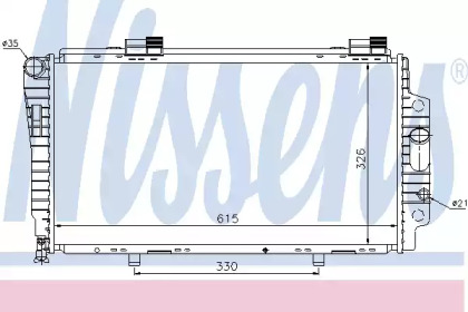 Теплообменник NISSENS 62522