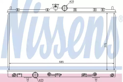 Теплообменник NISSENS 62894