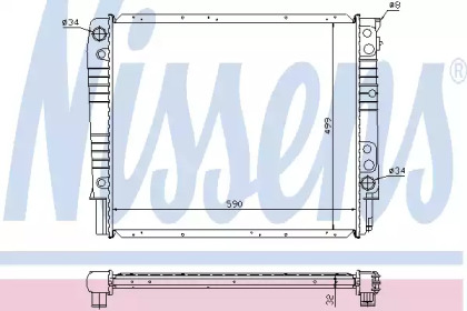 Теплообменник NISSENS 65550A