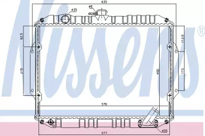 Теплообменник NISSENS 68156