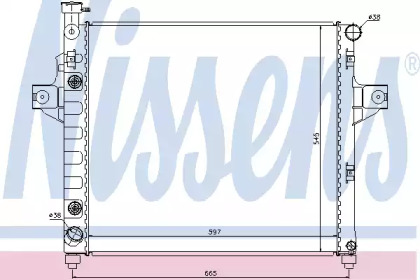 Теплообменник NISSENS 61009