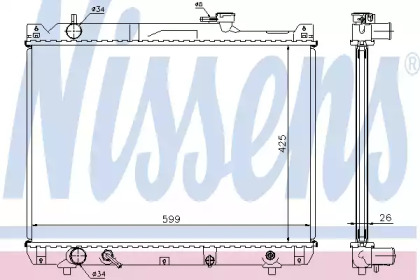 Теплообменник NISSENS 64194A