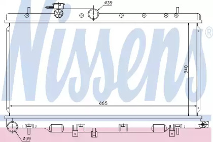 Теплообменник NISSENS 67709