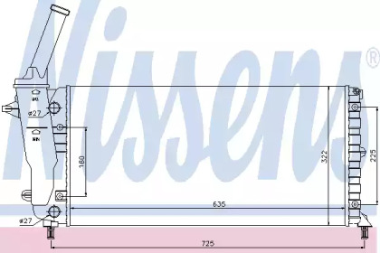 Теплообменник NISSENS 61893