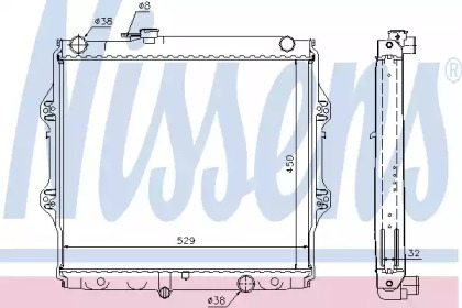 Теплообменник NISSENS 64599A