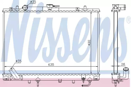 Теплообменник NISSENS 68154