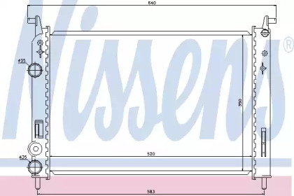 Теплообменник NISSENS 61782