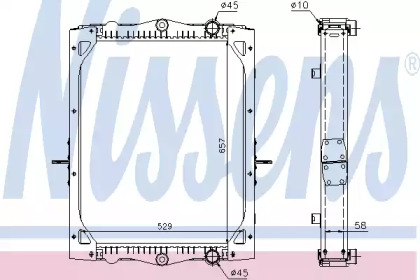 Теплообменник NISSENS 61443A