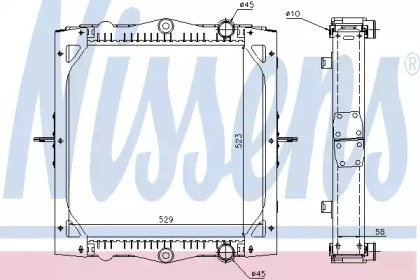 Теплообменник NISSENS 61445A