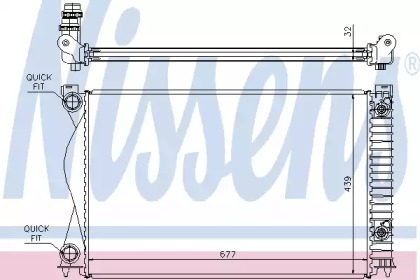 Теплообменник NISSENS 60237A