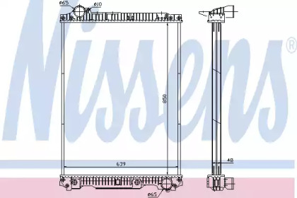 Теплообменник NISSENS 626570