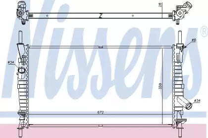 Теплообменник NISSENS 62128