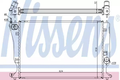 Теплообменник NISSENS 64666A