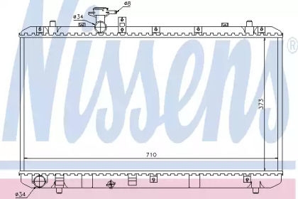 Теплообменник NISSENS 64197