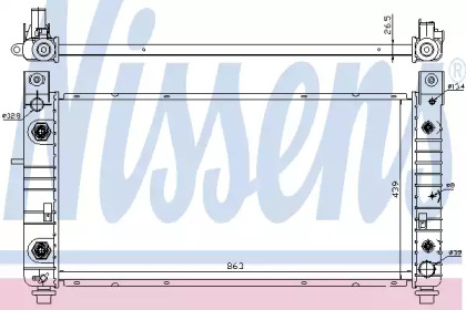 Теплообменник NISSENS 69091