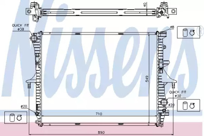 Теплообменник NISSENS 65276A