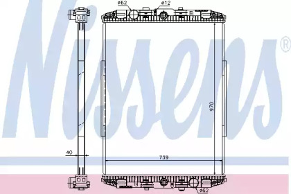 Теплообменник NISSENS 614190