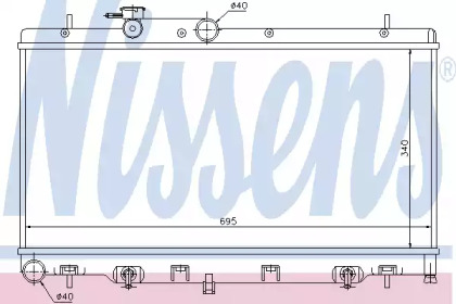 Теплообменник NISSENS 64114