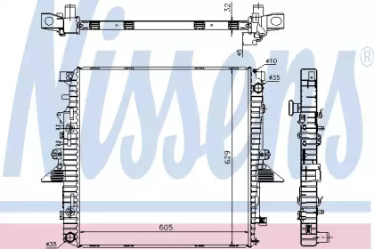 Теплообменник NISSENS 64320A