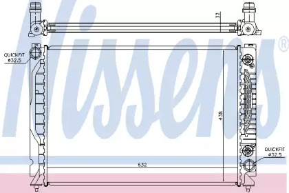 Теплообменник NISSENS 60316