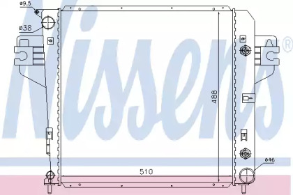 Теплообменник NISSENS 61017