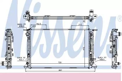 Теплообменник NISSENS 60318