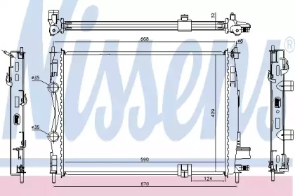 Теплообменник NISSENS 67360