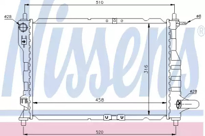 Теплообменник NISSENS 61630