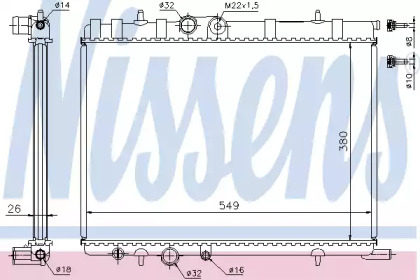 Теплообменник NISSENS 63502