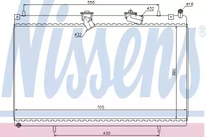 Теплообменник NISSENS 63619