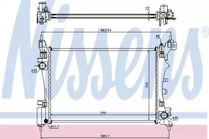 Теплообменник NISSENS 636005