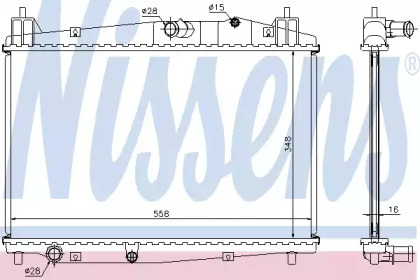 Теплообменник NISSENS 68506