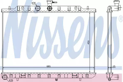 Теплообменник NISSENS 67366