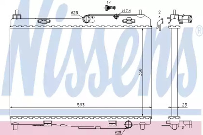 Теплообменник NISSENS 69235