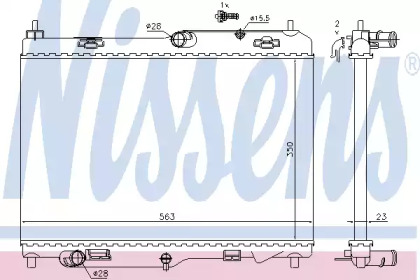 Теплообменник NISSENS 69233